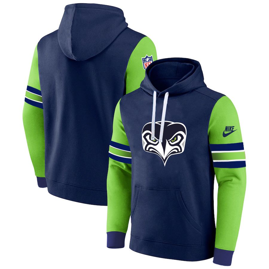 Men 2023 NFL Seattle Seahawks blue Sweatshirt style 1031->seattle seahawks->NFL Jersey